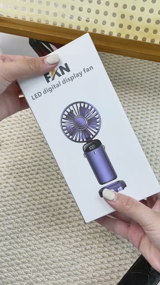 Ventilateur Portable USB Rechargeable – Fraîcheur partout, à tout moment !
